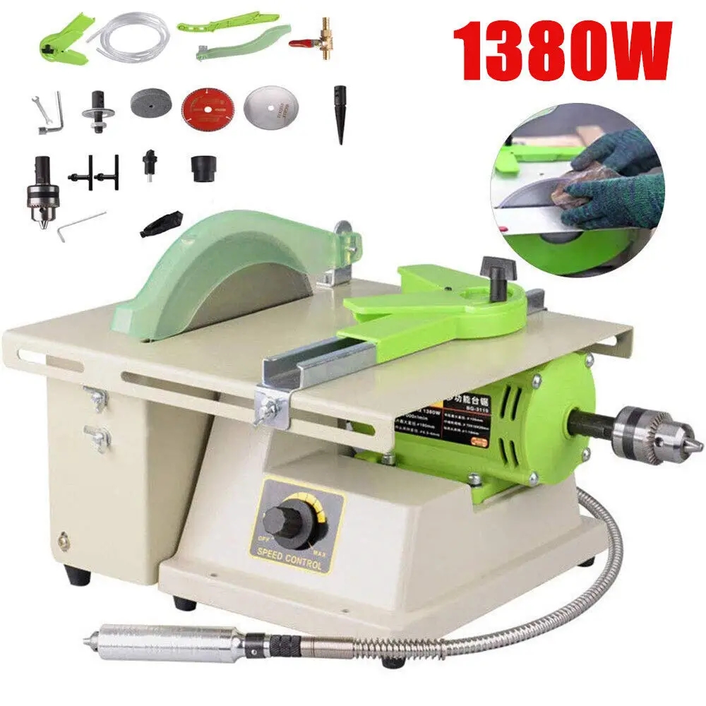 Bench Buffer Jewelry Polishing Machine - Machine multifonctionnelle de polissage de roche