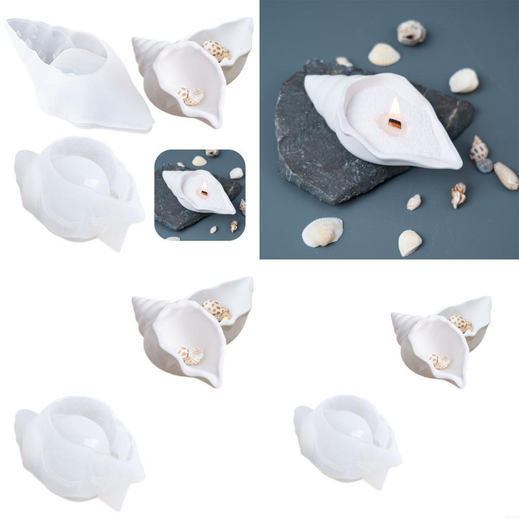 Casting Mold Jewelry Silicone Rubber - L43A moule pot bougie conque, moules