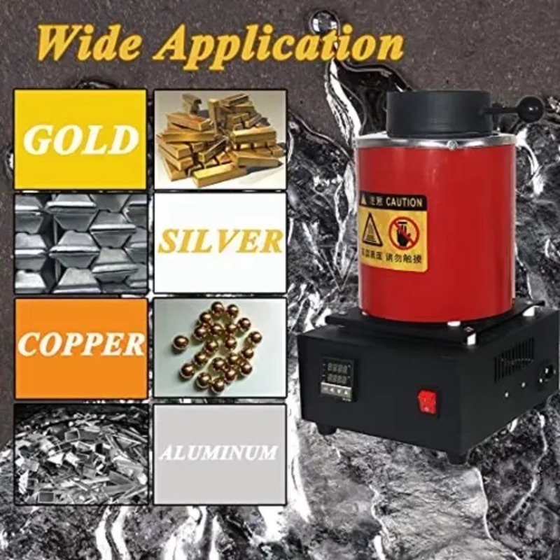 Gold Melting Furnace Crucible 2Kg - 【Nouveau】Fourneau électrique NIUPIKA 2026 pour la