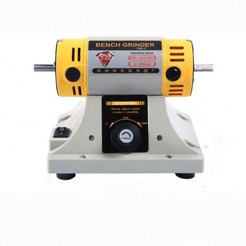 Bench Buffer Jewelry Polishing Machine - 110/220V professionnel bijoux roche polissage tampon