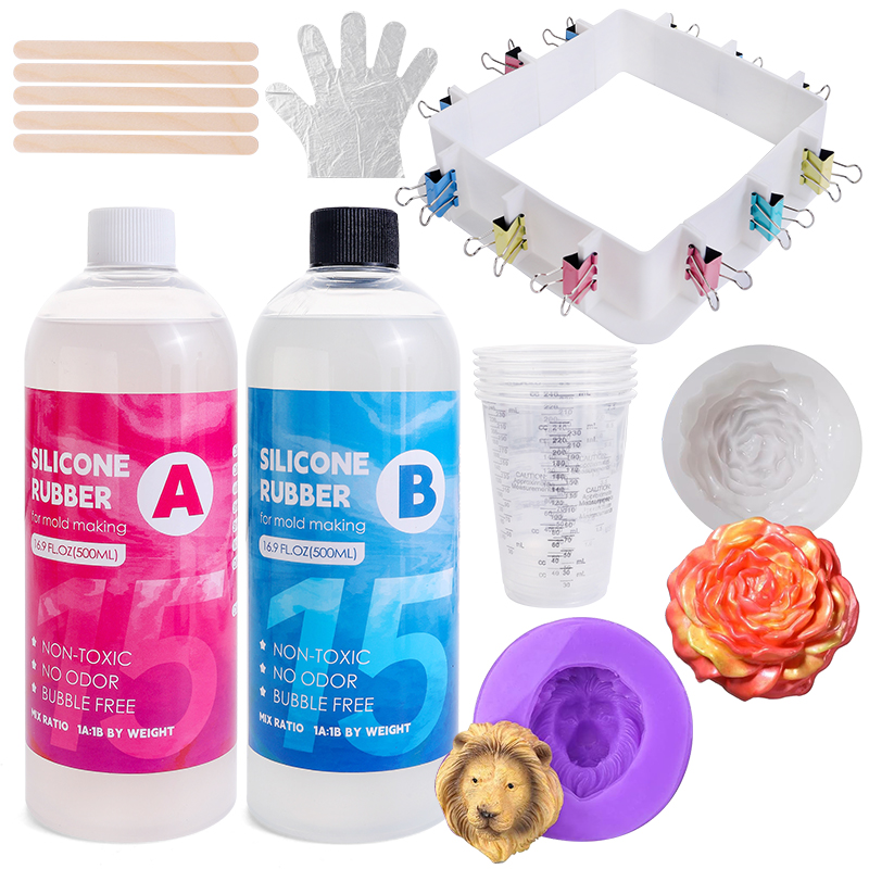 Casting Mold Jewelry Silicone Rubber - Kit d'essai pour la fabrication de