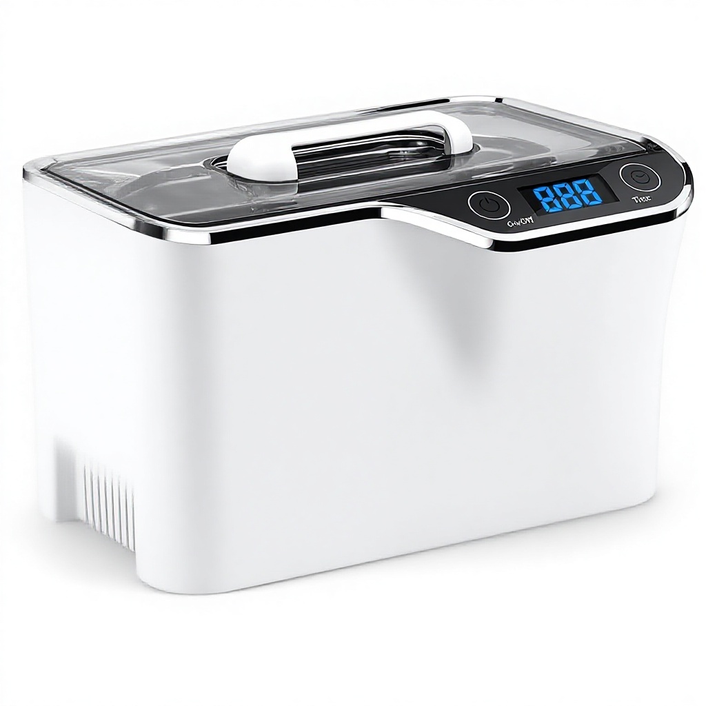 Ultrasonic Jewelry Cleaner Digital Timer - Nettoyeur à ultrasons professionnel pour bijoux,