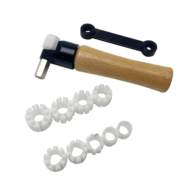 Ring Clamp Wood Jewelry Setting Tool - Pince à anneaux à manche en