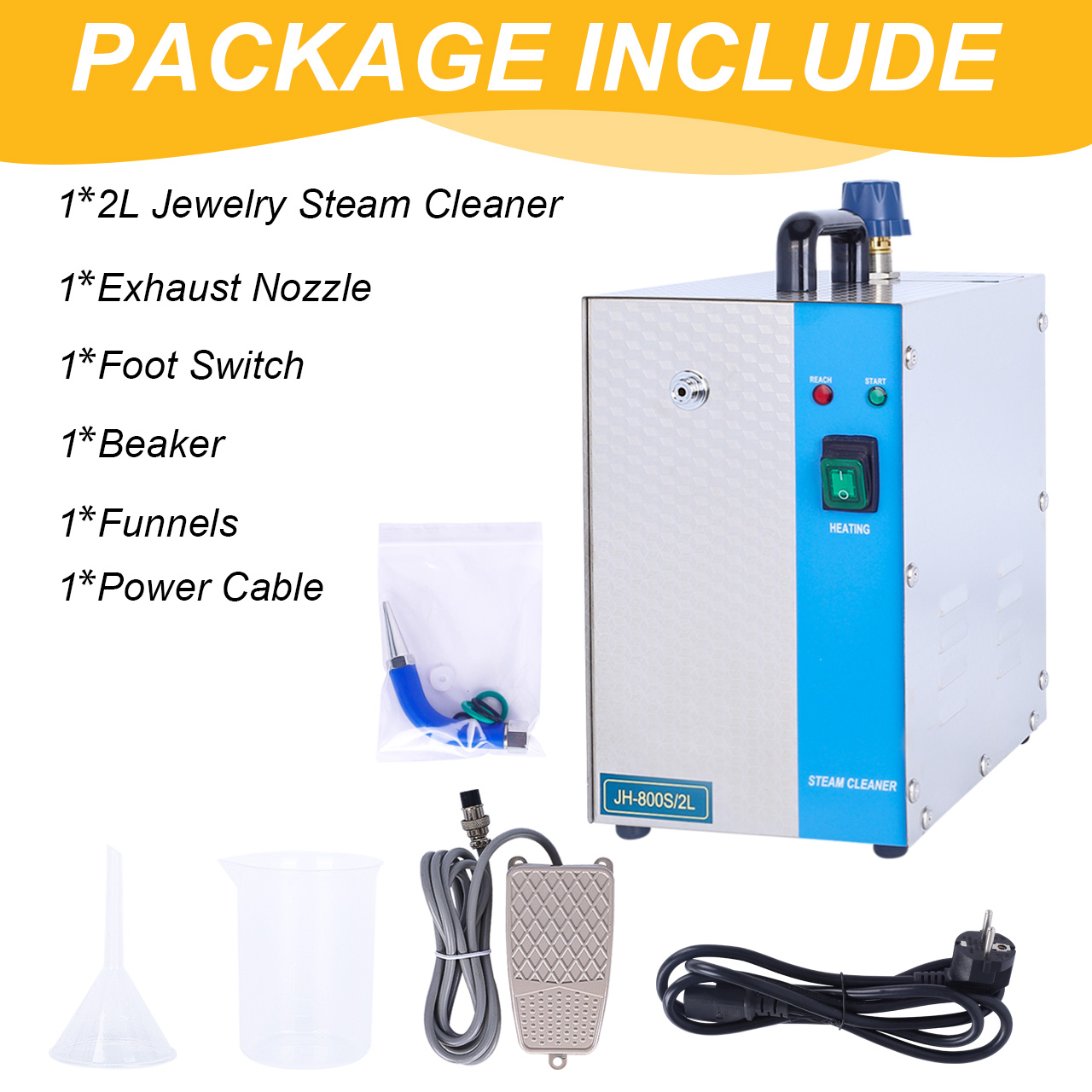 Nettoyeur à vapeur pour bijoux - Jewelry Steam Cleaner Professional 2L avis et prix