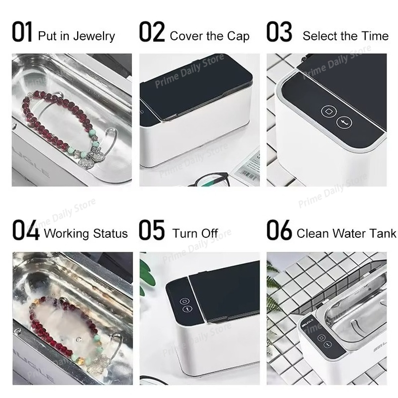 Nettoyeur à ultrasons pour la  - Ultrasonic Cleaner Machine Glasses Denture avis et prix