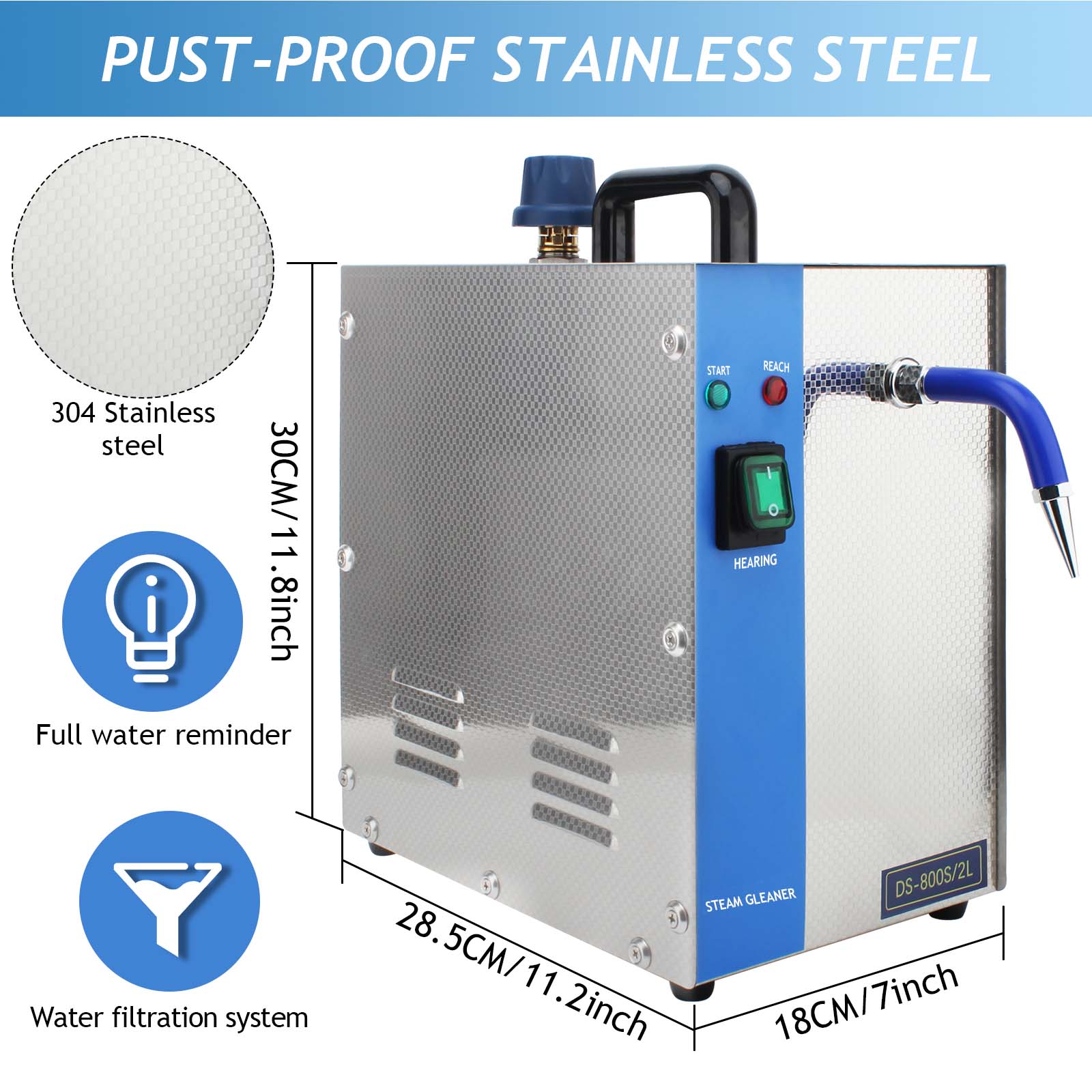 Nettoyeur à vapeur professionn - Jewelry Steam Cleaner Professional 2L avis et prix