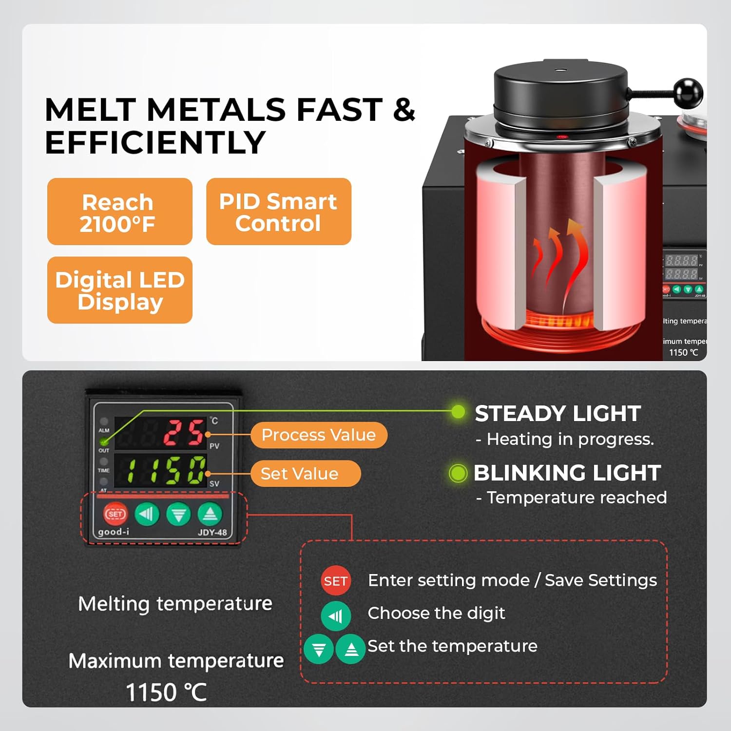 Machine de moulage sous vide 3 - Gold Melting Furnace Crucible 2Kg avis et prix