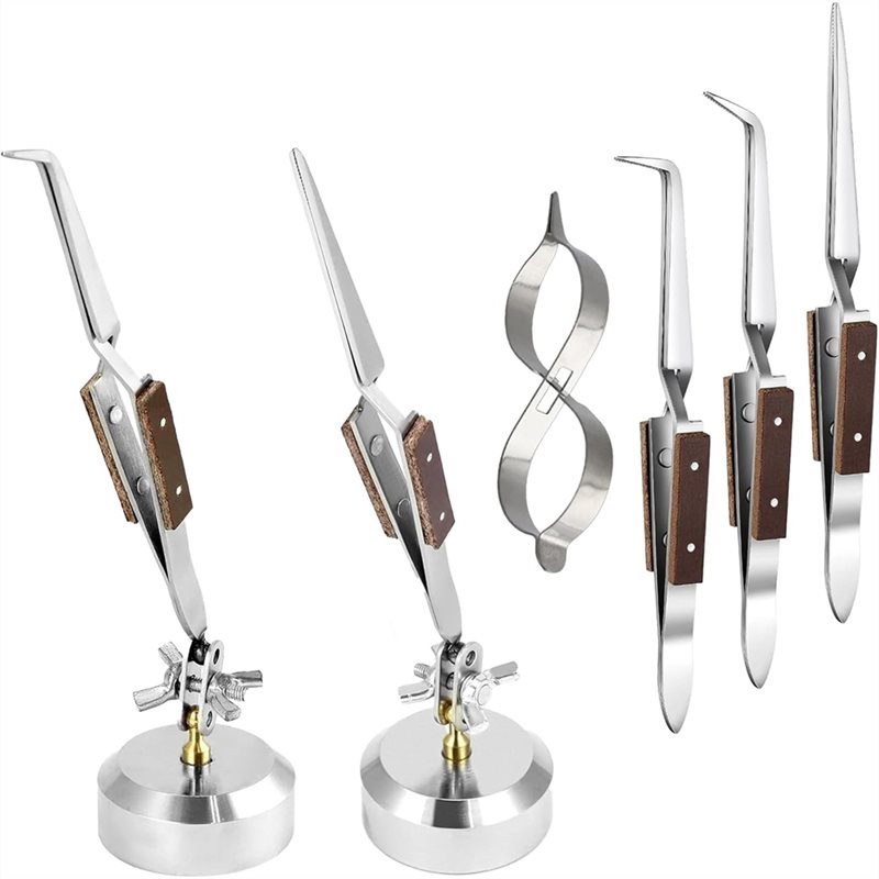 Pince à souder AT63 avec base, - Third Hand Soldering Tweezers Base avis et prix