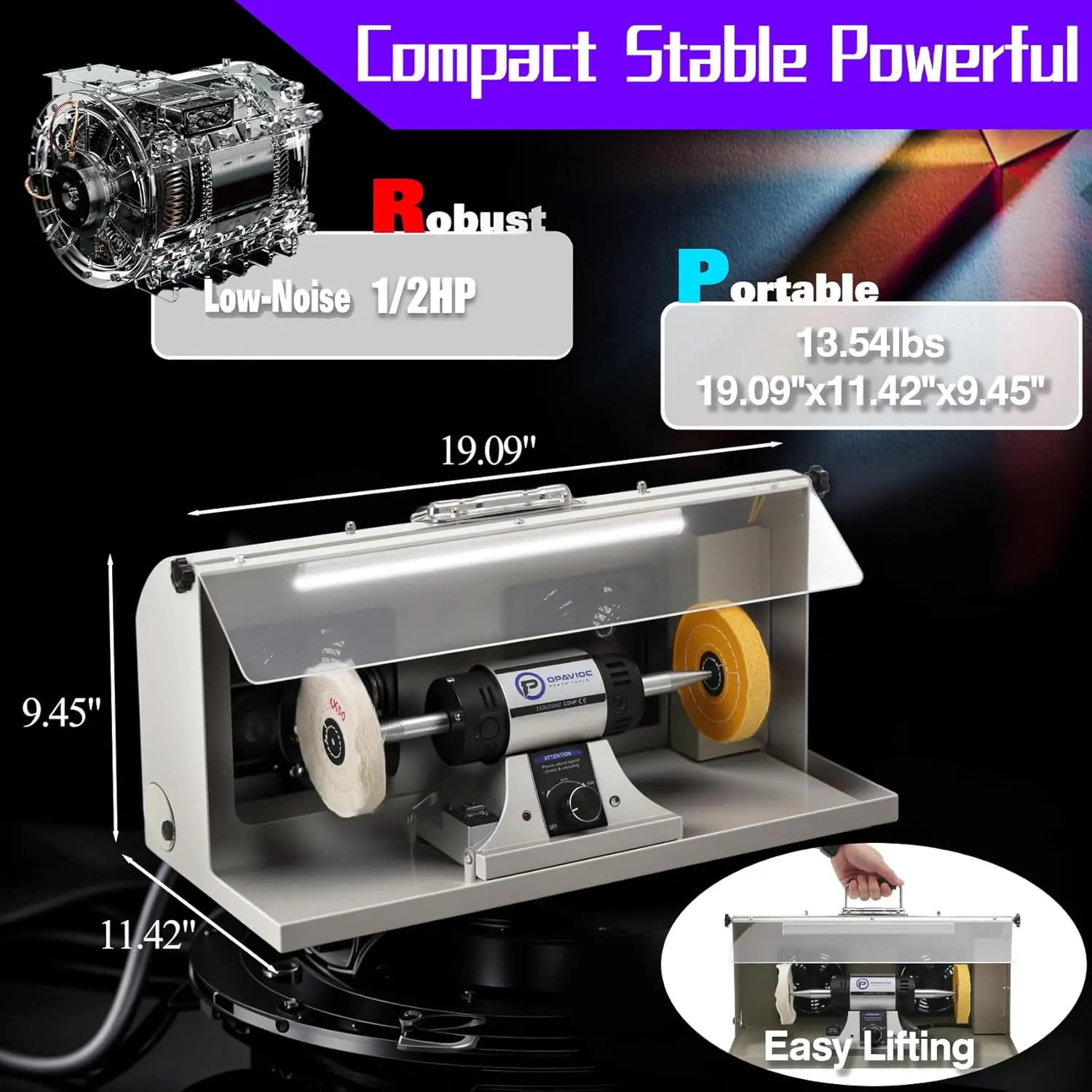 Polisseuse de bijoux - Machine - Bench Buffer Jewelry Polishing Machine avis et prix
