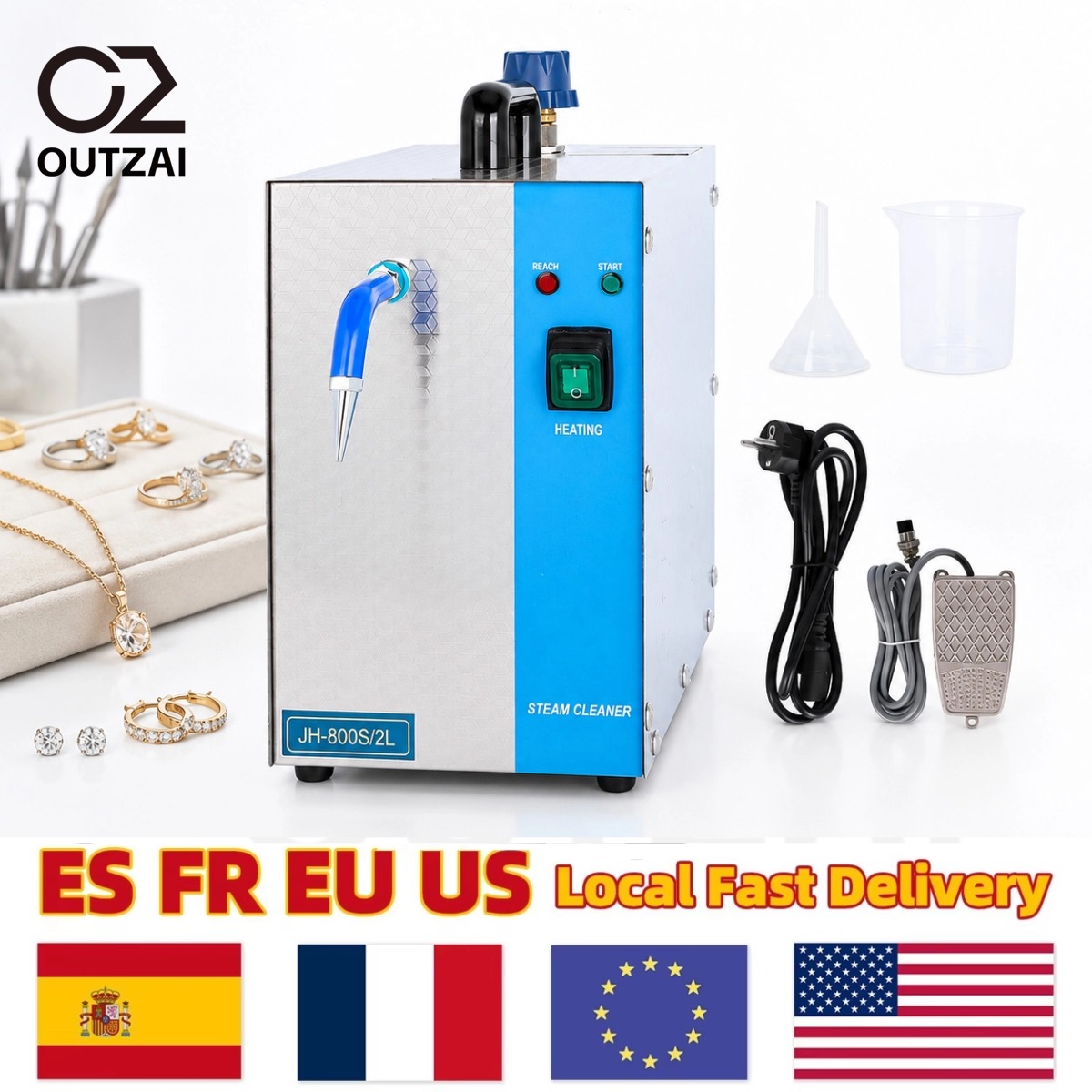 Machine de nettoyage à vapeur  - Jewelry Steam Cleaner Professional 2L avis et prix