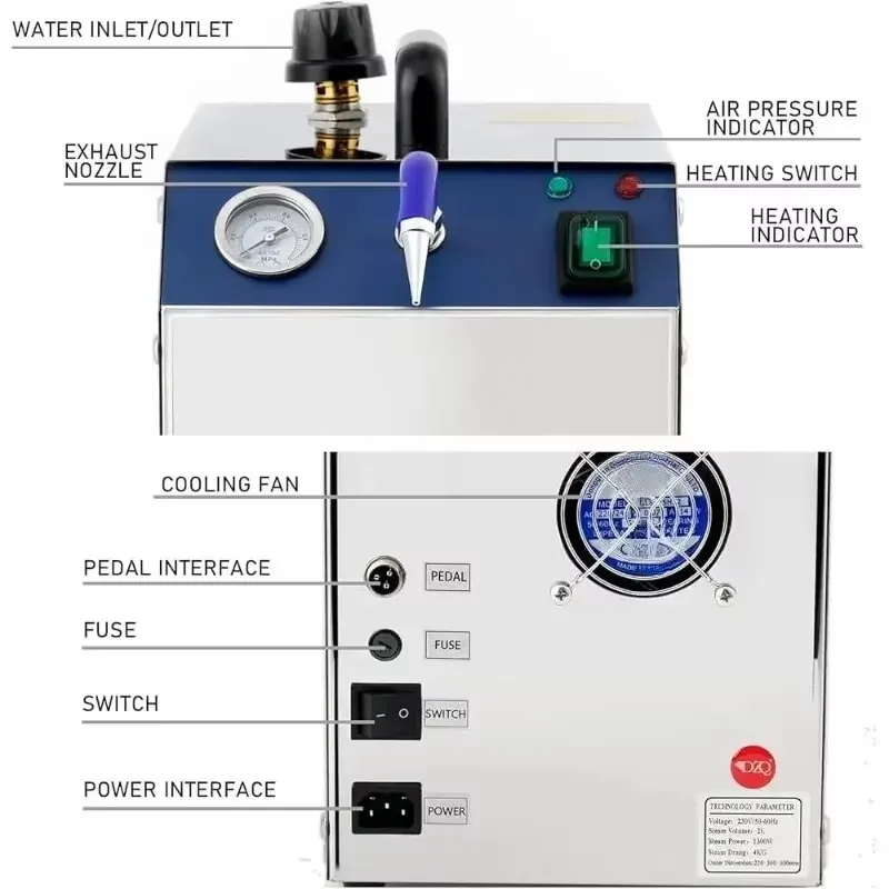 Nettoyeur vapeur professionnel - Jewelry Steam Cleaner Professional 2L avis et prix