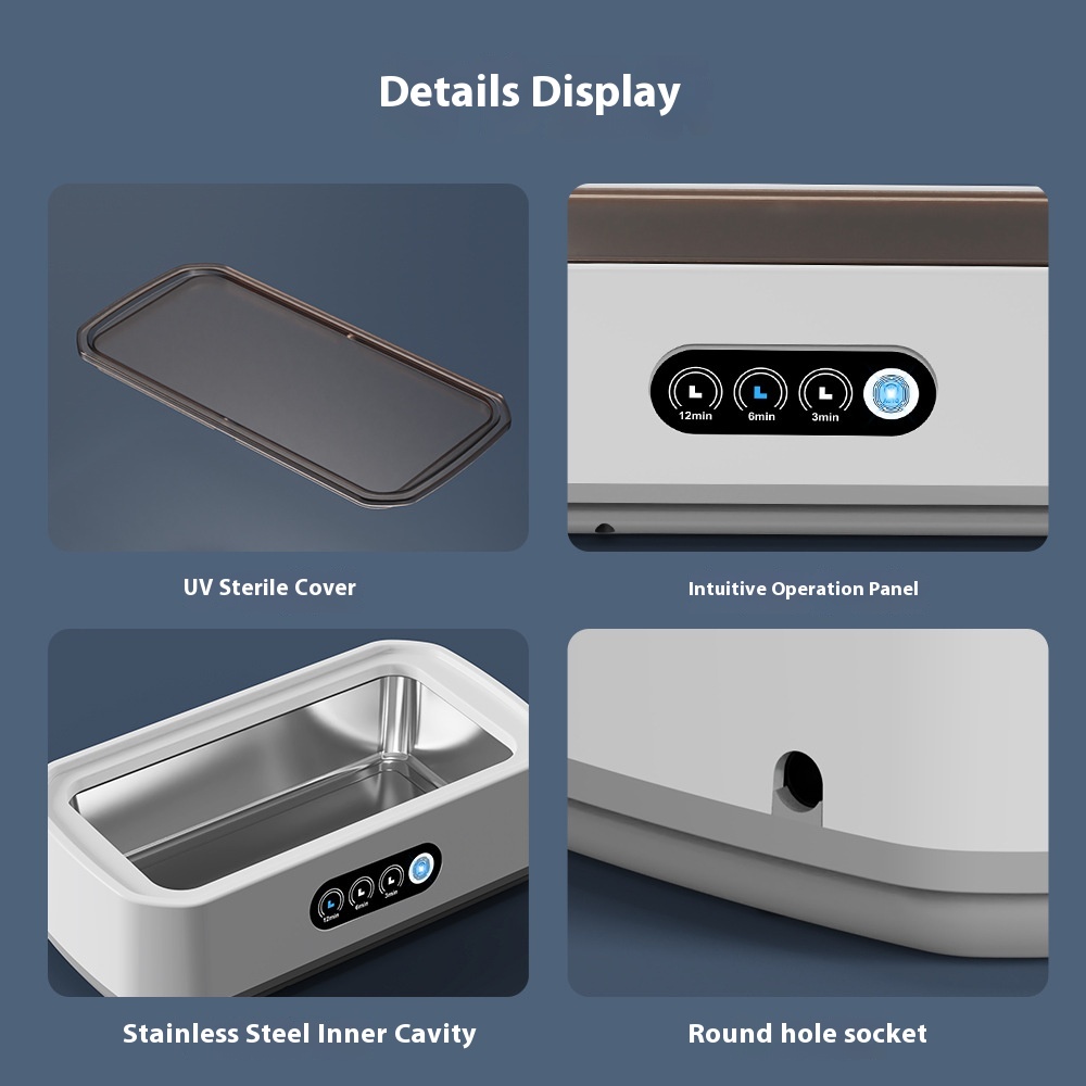 Nettoyeur à ultrasons pour lun - Ultrasonic Cleaner Machine Glasses Denture avis et prix