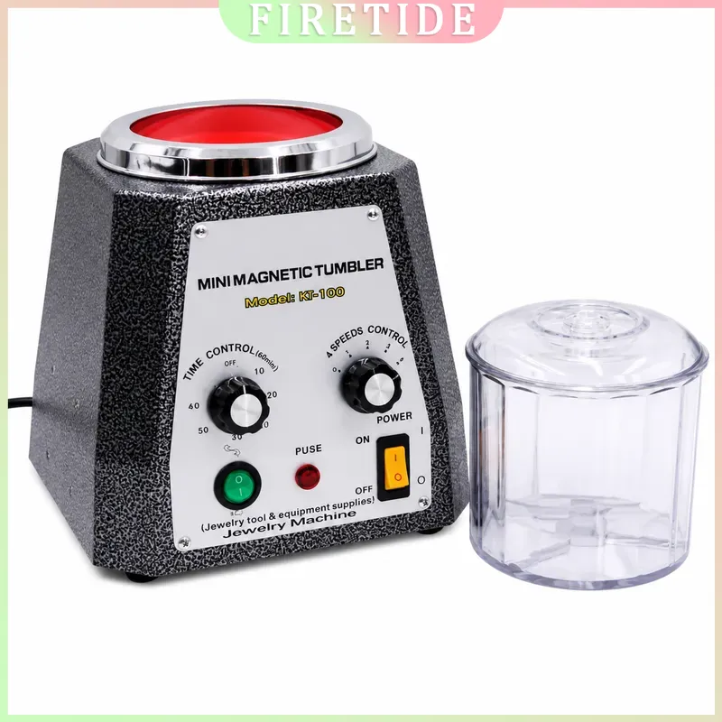 Machine de polissage rotative  - Jewelry Magnetic Tumbler Polisher Pin avis et prix