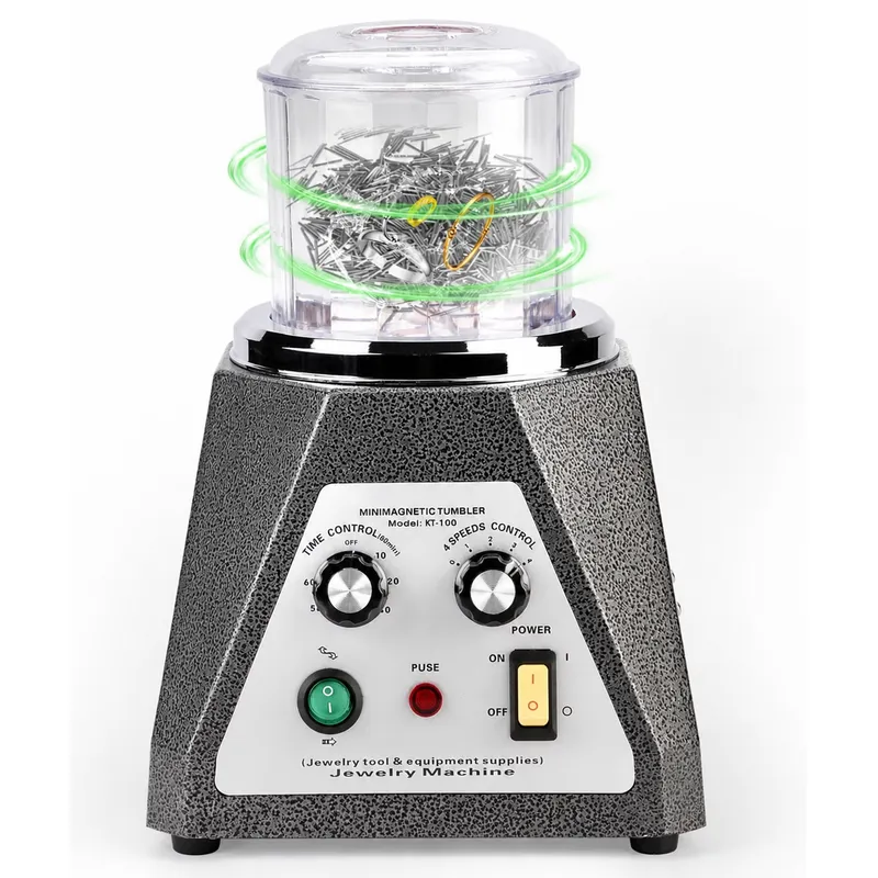 Machine de polissage rotative  - Jewelry Magnetic Tumbler Polisher Pin avis et prix