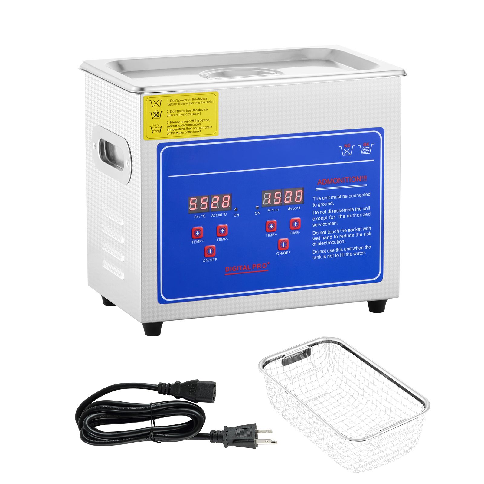Nettoyeur à ultrasons avec min - Ultrasonic Jewelry Cleaner Digital Timer avis et prix