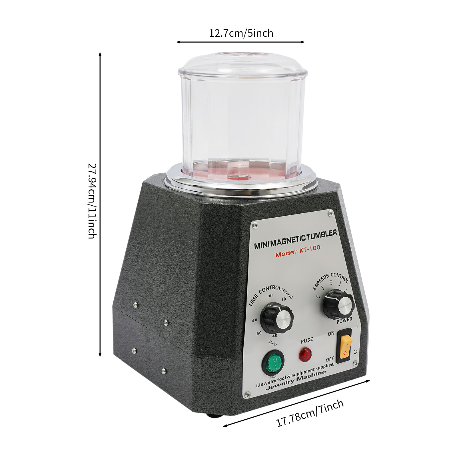 Polisseuse magnétique rotative - Jewelry Magnetic Tumbler Polisher Pin avis et prix