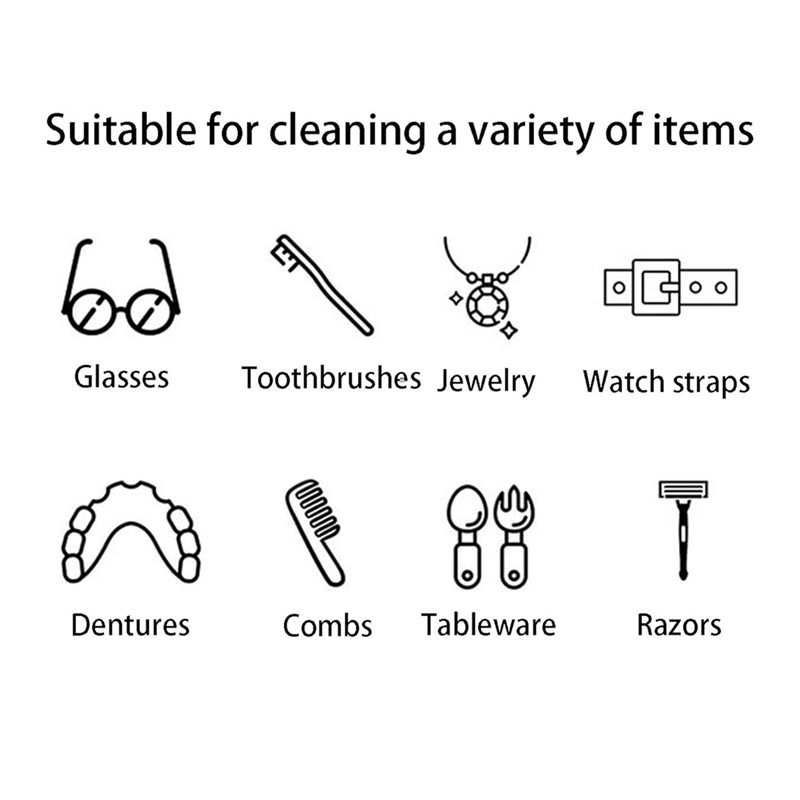 A84G – Machine de nettoyage à  - Ultrasonic Cleaner Machine Glasses Denture avis et prix