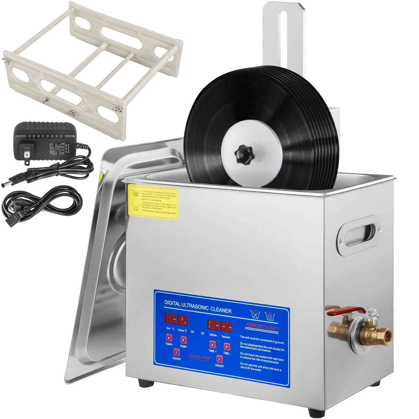 Machine à laver portable | Net - Ultrasonic Jewelry Cleaner Digital Timer avis et prix
