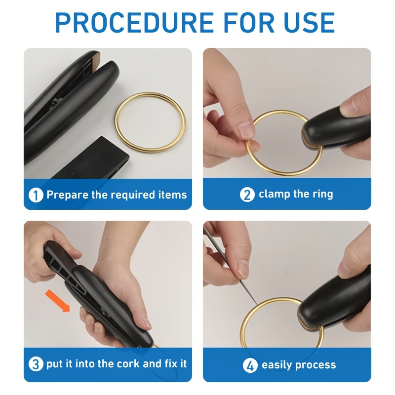 TOKTOS Kit d'outils profession - Ring Clamp Wood Jewelry Setting Tool avis et prix